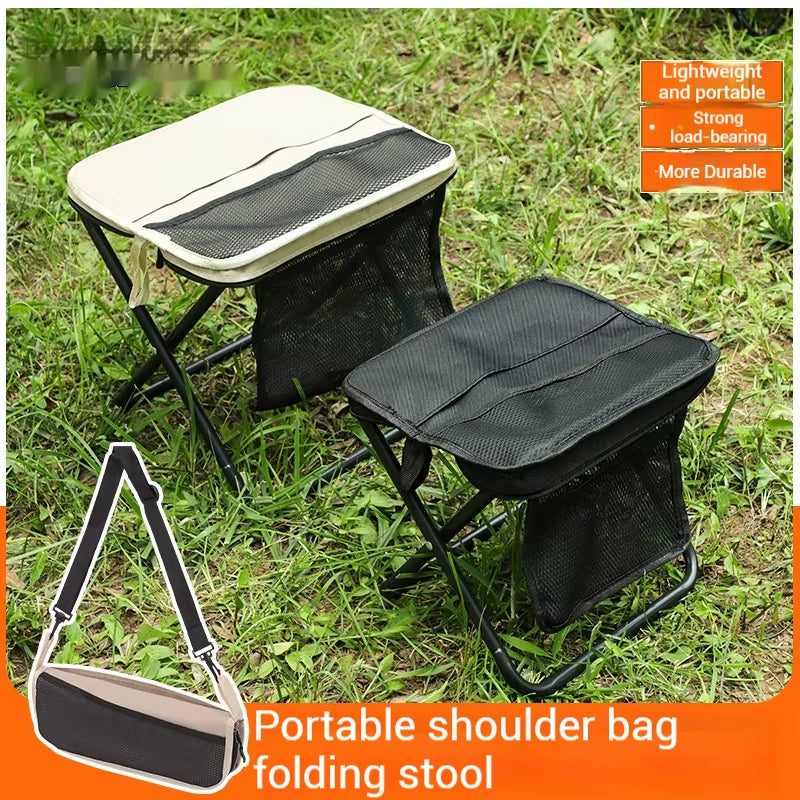 Foldable Backpack Stool Portable Folding Stool with Carry Bag Lightweight Mini Easy Carry Outdoor Chair for Travel for Travel 의자