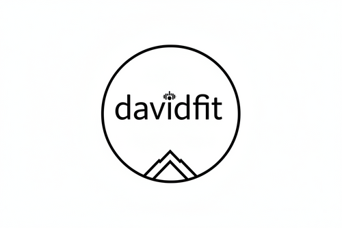 the title davidfit in a clean and professional name used for professional websites but with class
